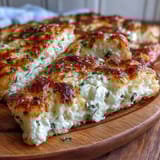 Homemade Fluffy Cottage Cheese Flatbread warm and pliable, ready to be filled or topped for lunch.