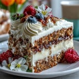 Easter Carrot Cake Pavlova Lemon