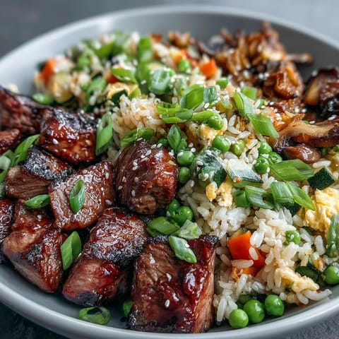 Easy Hibachi Steak With Fried Rice