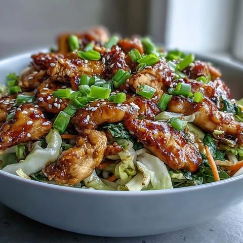 Egg Roll Bowls with Chicken