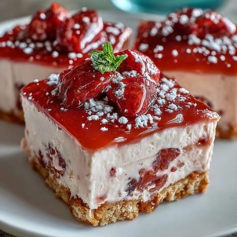 Strawberry Lemonade Bars